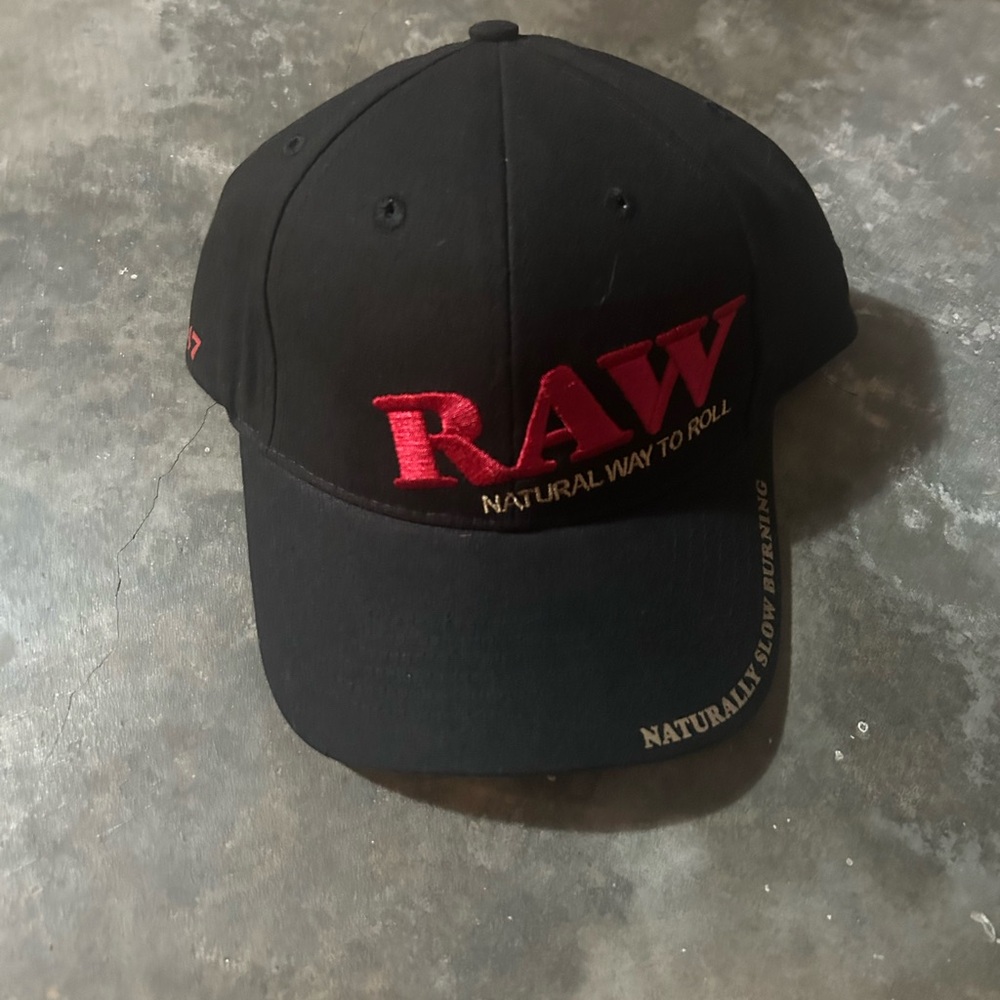 RAW - Black & Red Cap - Brand New